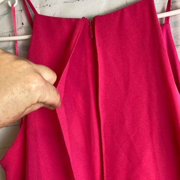 Sam Edelman NWT Women's Sleeveless Pleated Chiffon Maxi Dress S Workwear Office - Picture 14 of 15